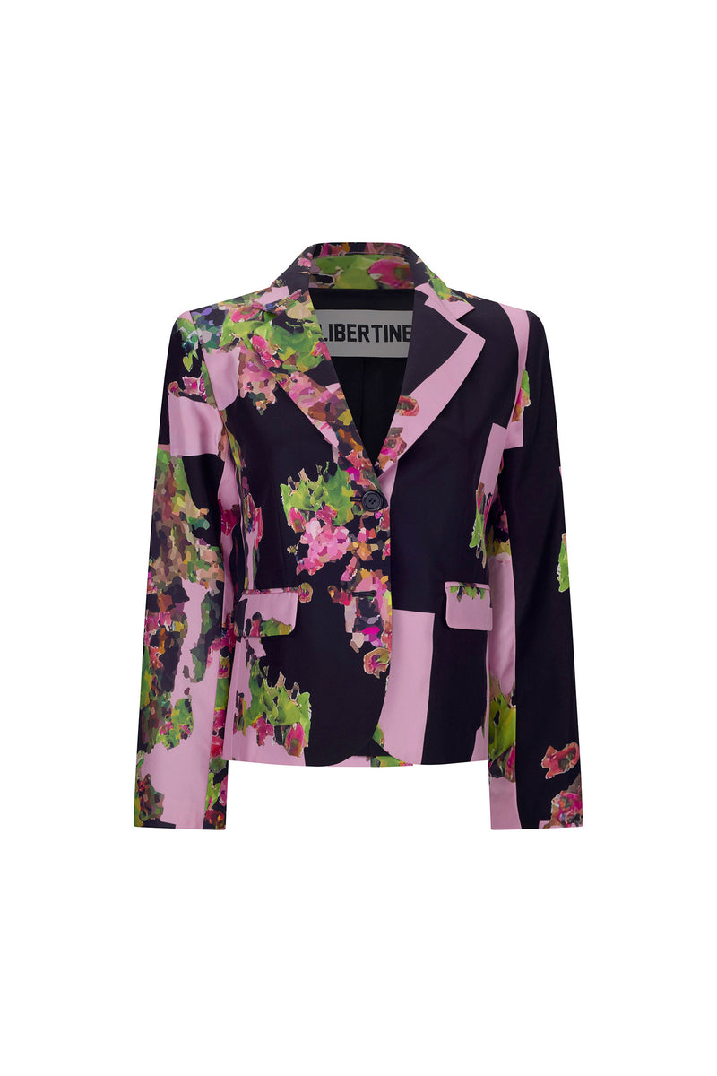 'PINK LONDON TERRACE' L/S SHORT JACKET - - Libertine