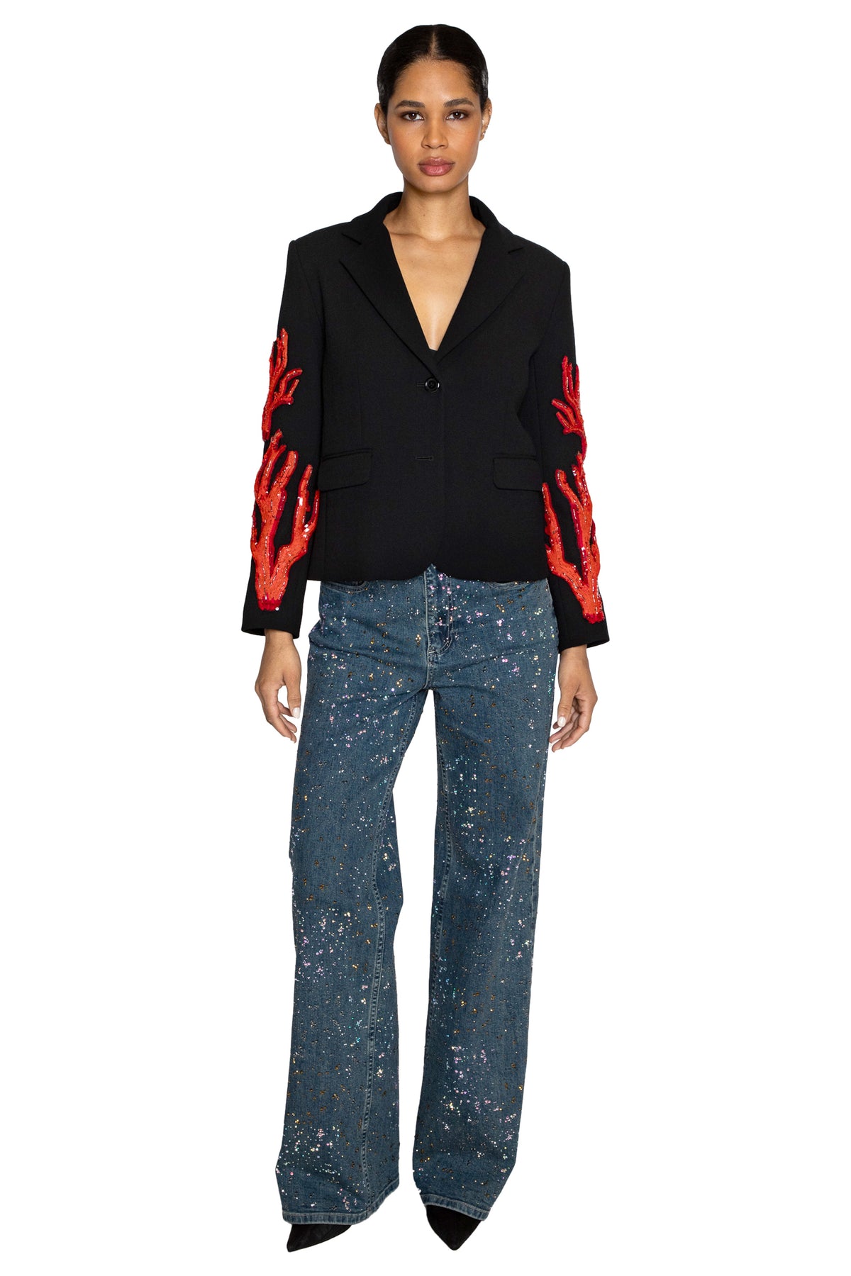 'VENETIAN REEF' L/S SHORT JACKET - - Libertine