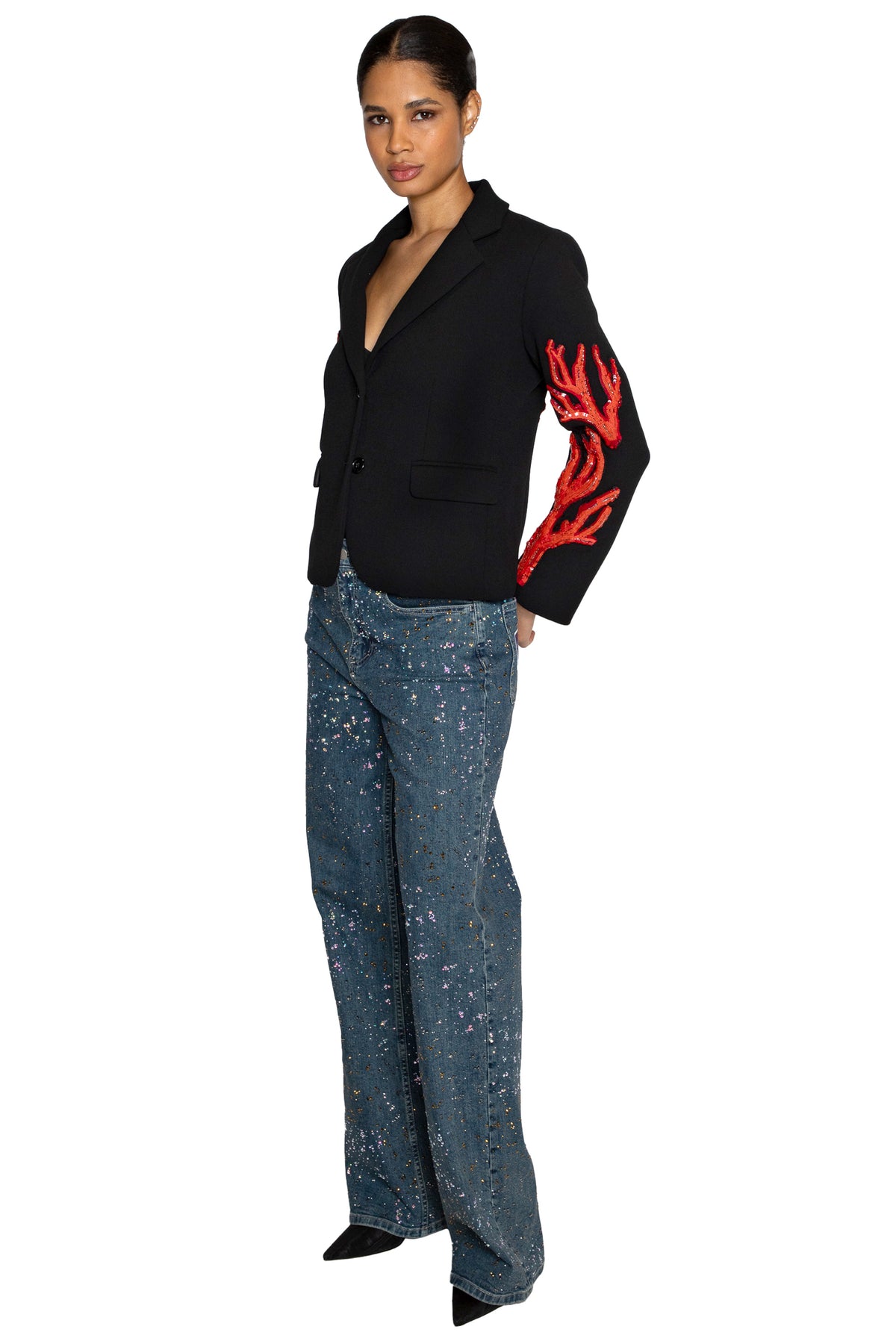'VENETIAN REEF' L/S SHORT JACKET - - Libertine