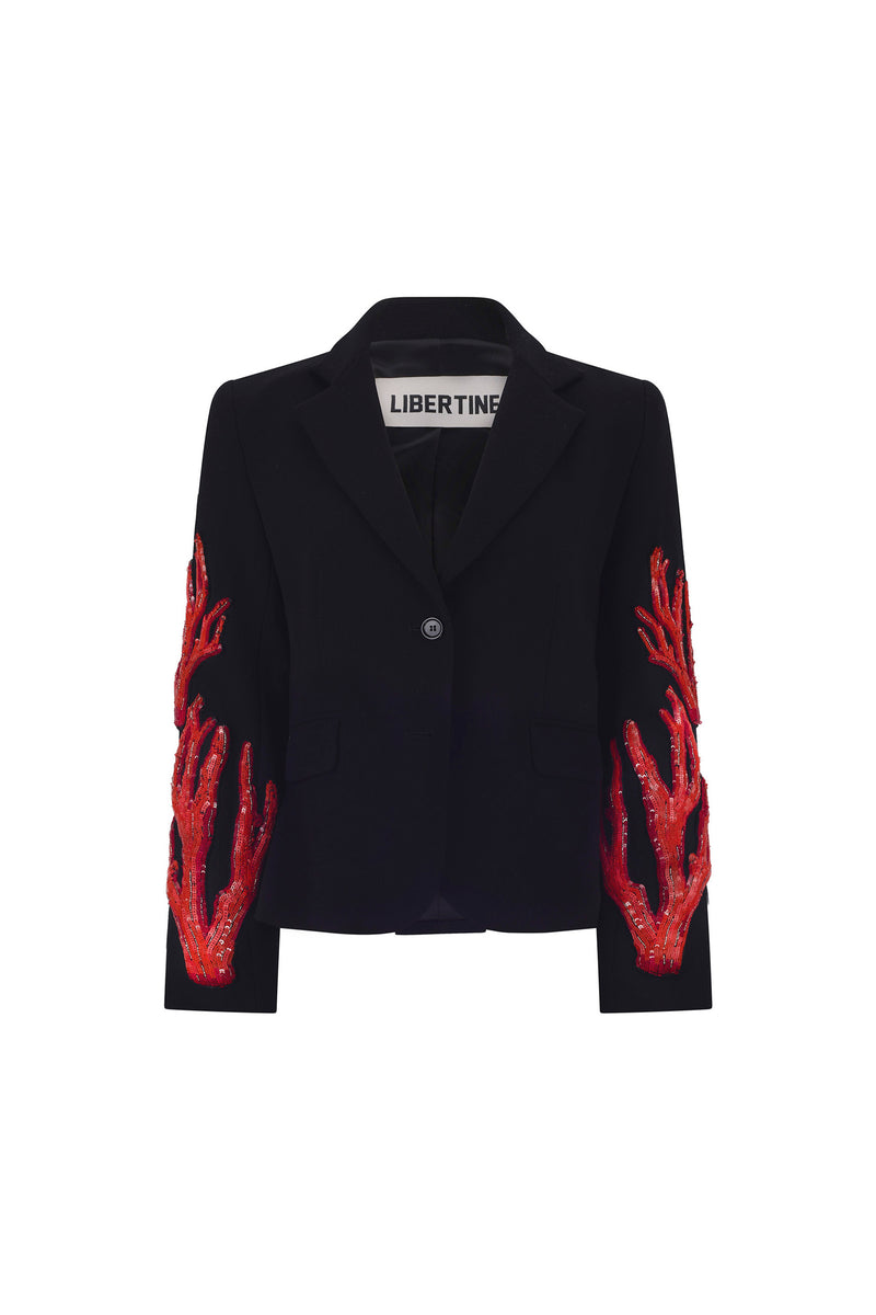 'VENETIAN REEF' L/S SHORT JACKET - - Libertine