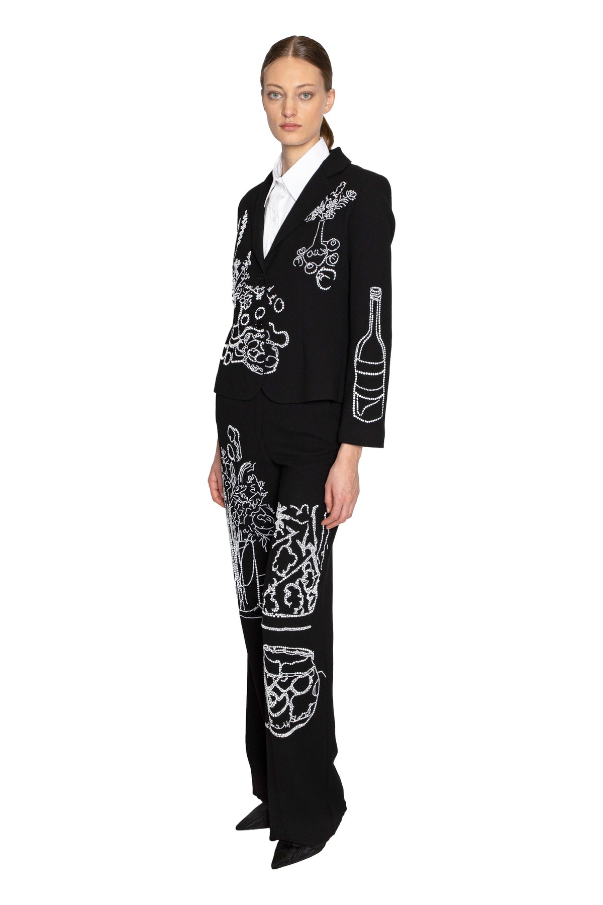 'STILL LIFE CRYSTAL' WIDE LEG PANT - - Libertine