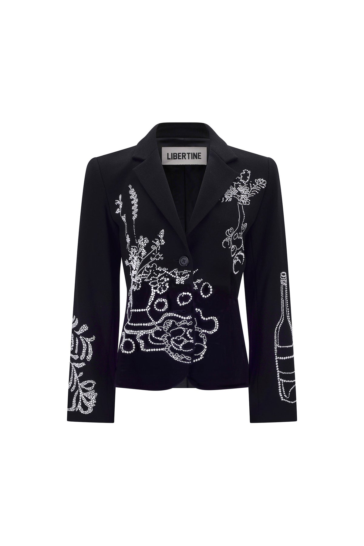 'STILL LIFE CRYSTAL' L/S SHORT JACKET - - Libertine