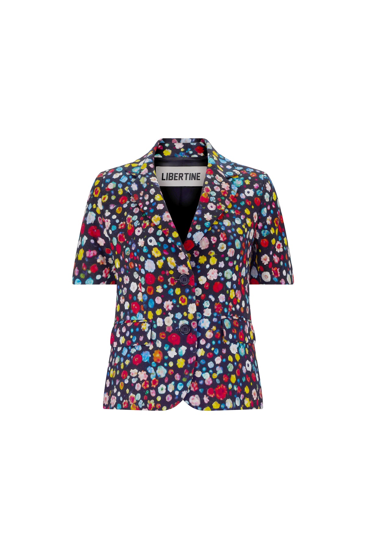 'FLOWER GEMS' SHORT SLEEVE JACKET - - Libertine