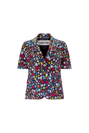 'FLOWER GEMS' SHORT SLEEVE JACKET