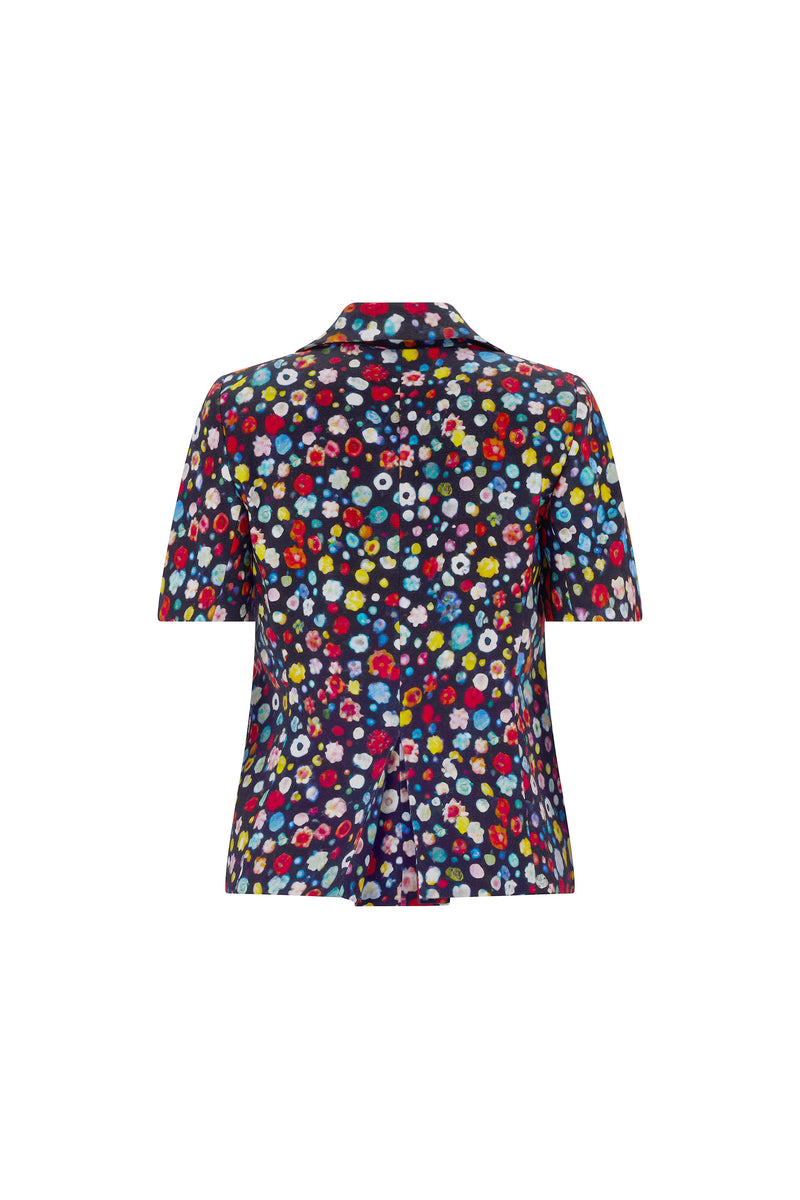 'FLOWER GEMS' SHORT SLEEVE JACKET - - Libertine