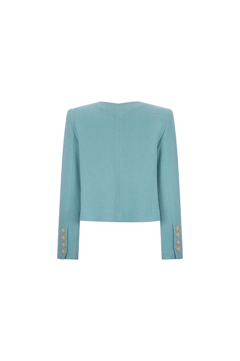 'AQUA BOUCLE' HEART JACKET -  - Libertine