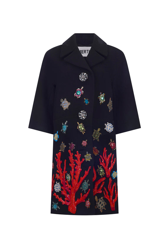 'VENETIAN REEF' PATCH POCKET COAT - - Libertine - Main image