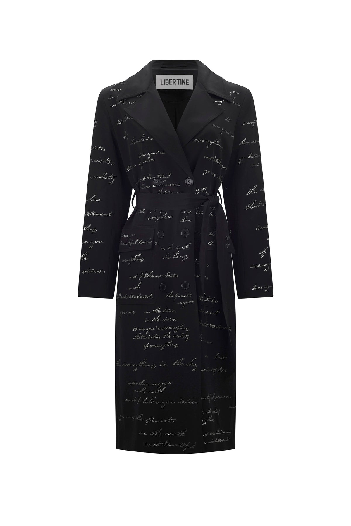 'BODY LANGUAGE' LONG TRENCH COAT - - Libertine