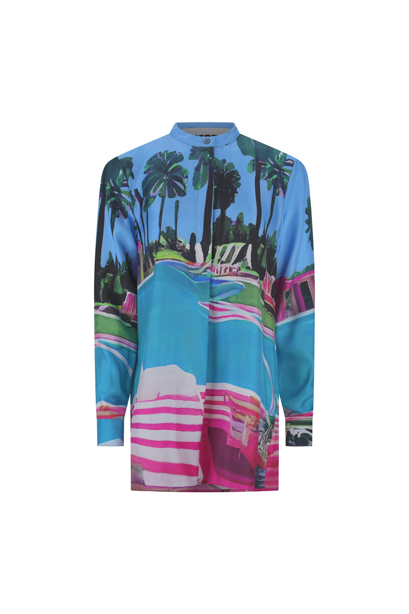 'POOLSIDE' TUNIC BLOUSE - - Libertine