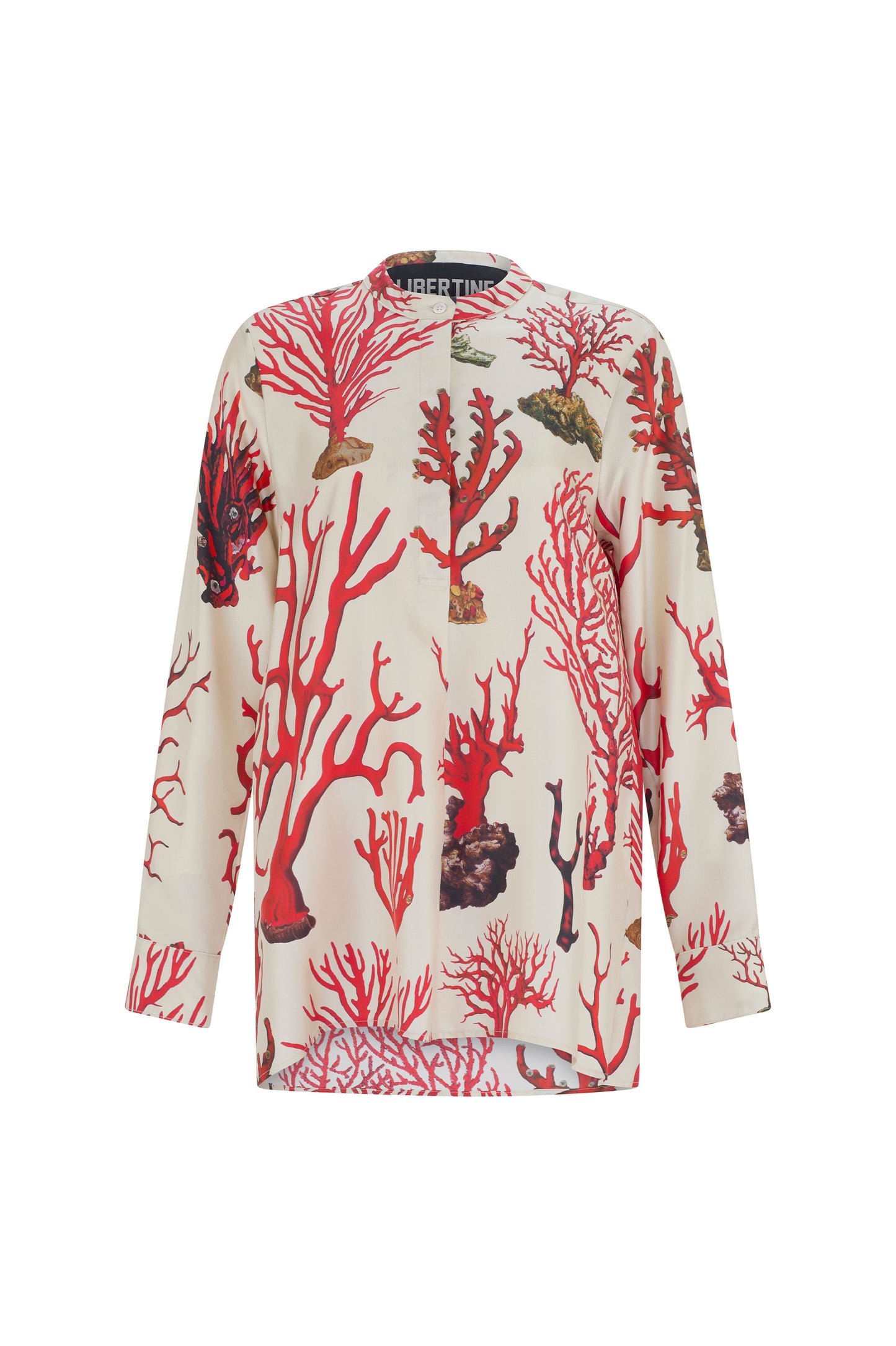 'VENETIAN CORAL' TUNIC BLOUSE - - Libertine