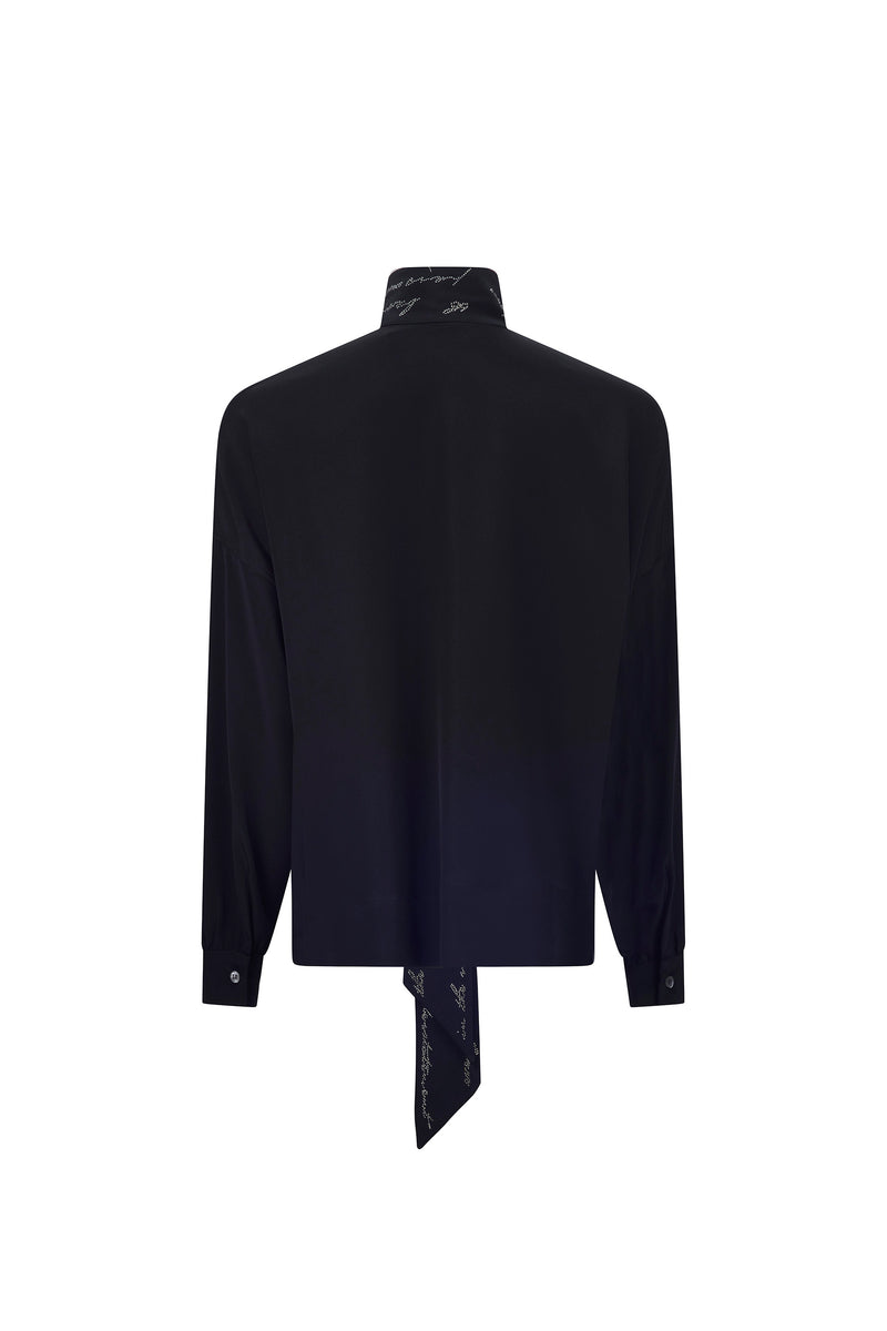 'BODY LANGUAGE' TIE BLOUSE -  - Libertine