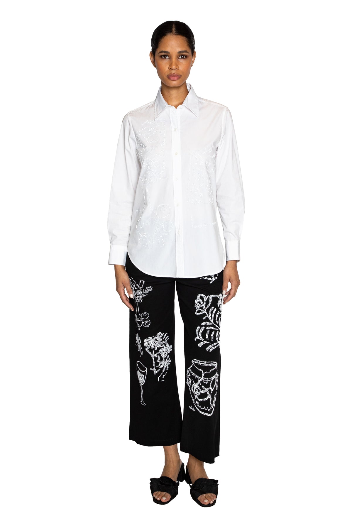 'STILL LIFE CRYSTAL' NEW CLASSIC SHIRT - - Libertine
