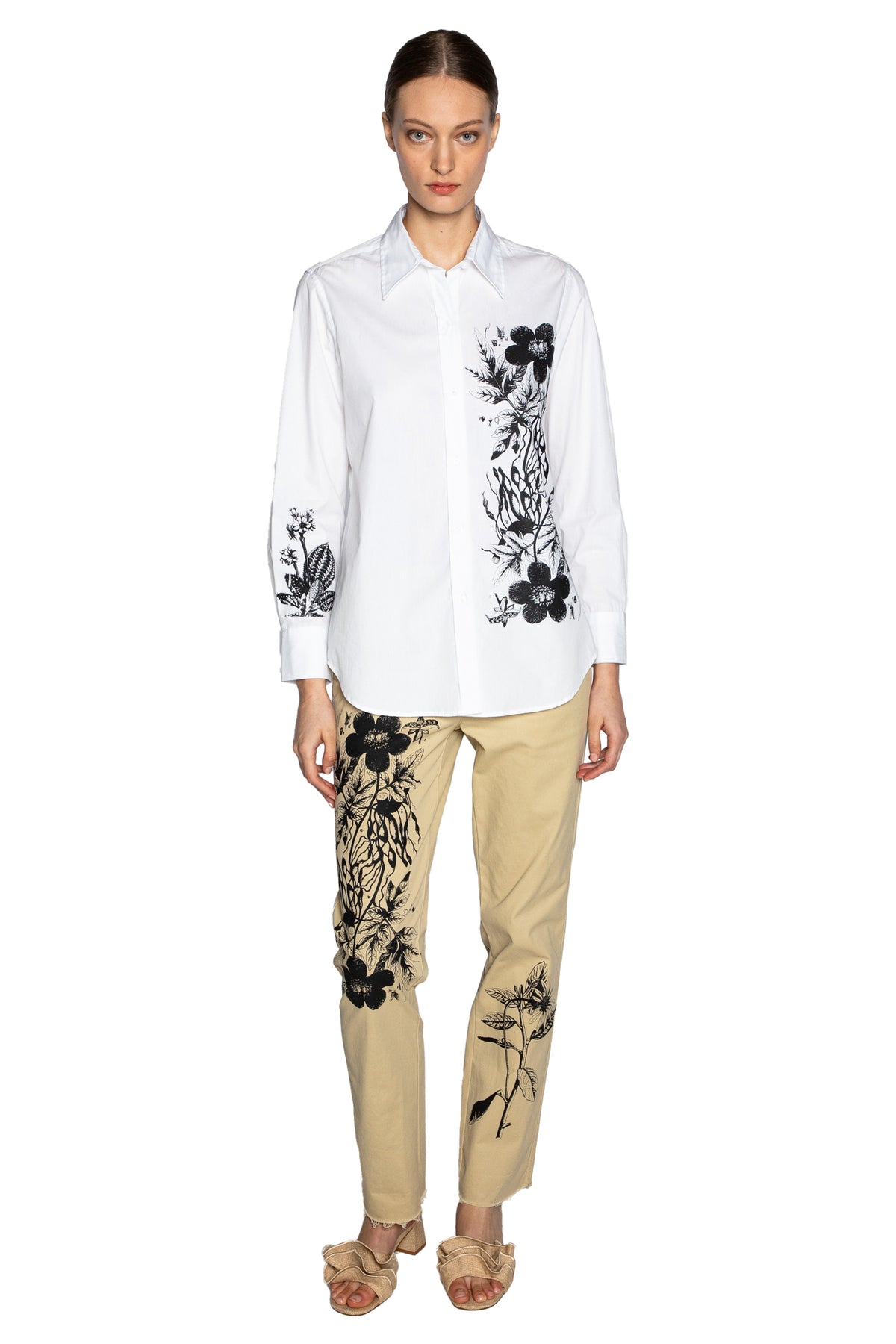'GOTH BOTANICAL' NEW CLASSIC SHIRT - - Libertine