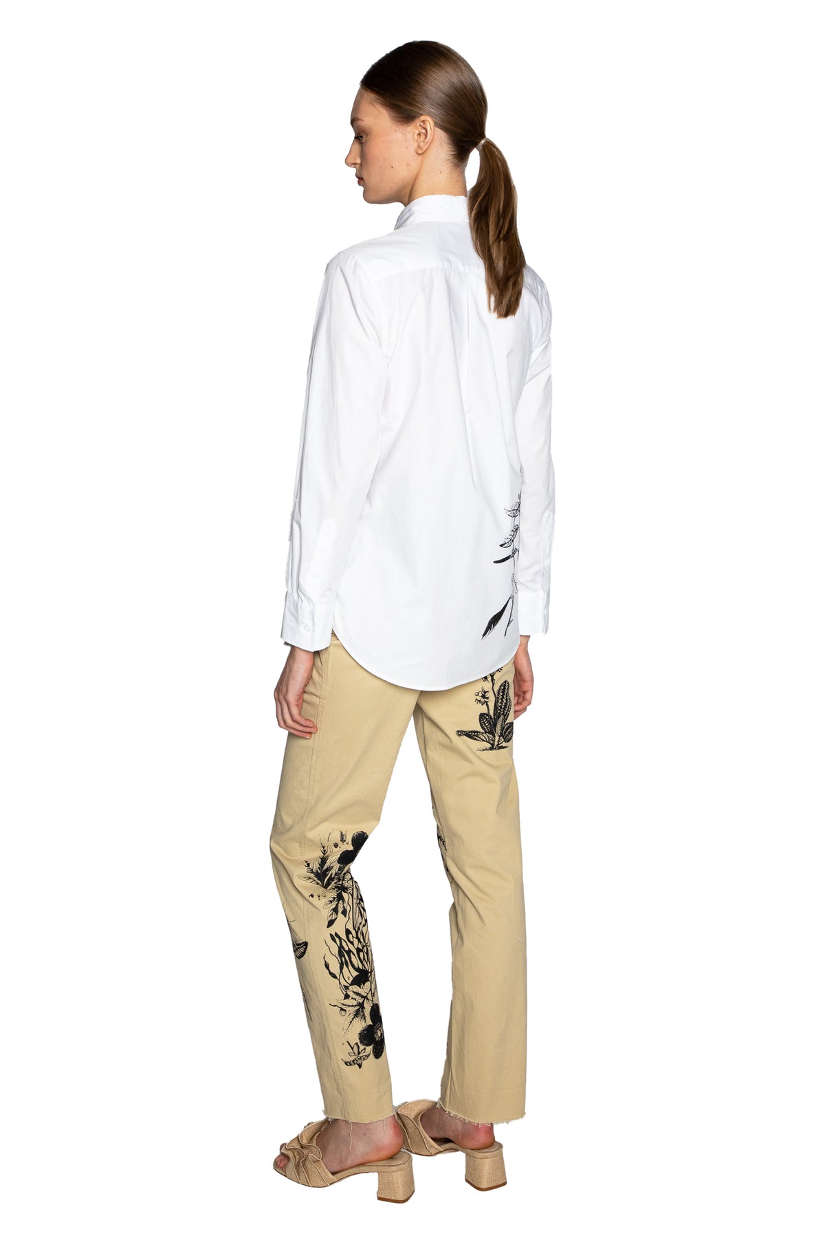 'GOTH BOTANICAL' NEW CLASSIC SHIRT - - Libertine
