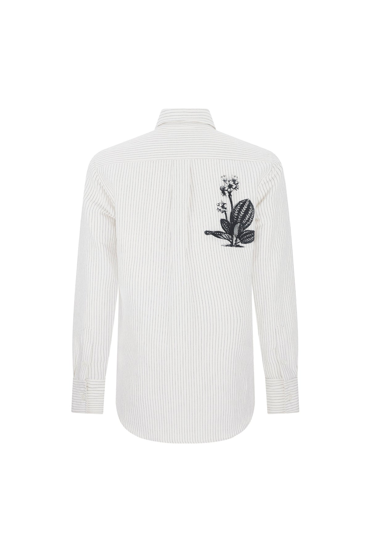 'GOTH BOTANICAL' IVORY NEW CLASSIC SHIRT - - Libertine