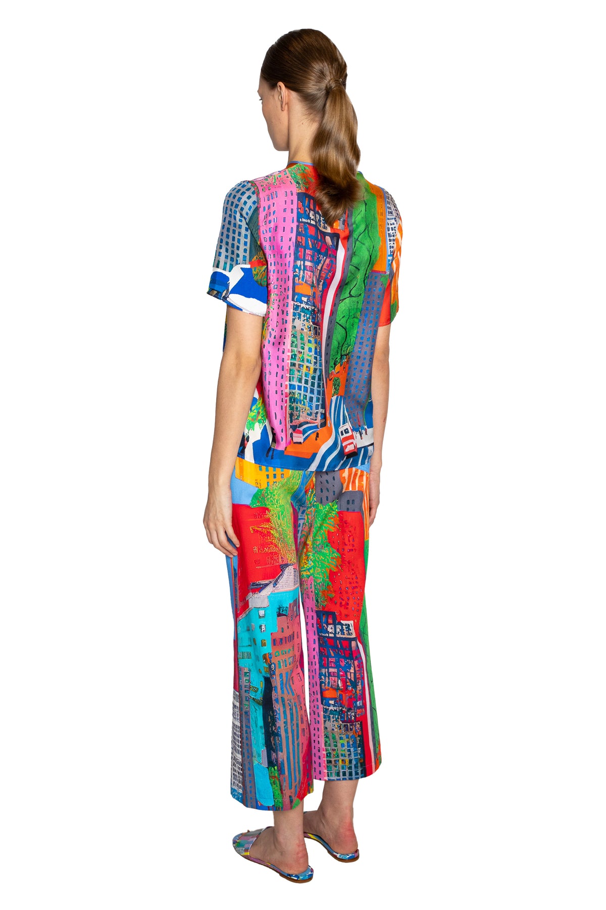 'NYC' SHORT SLEEVE BLOUSE - - Libertine