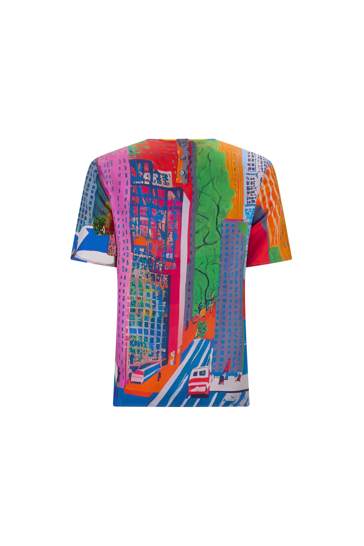'NYC' SHORT SLEEVE BLOUSE - - Libertine