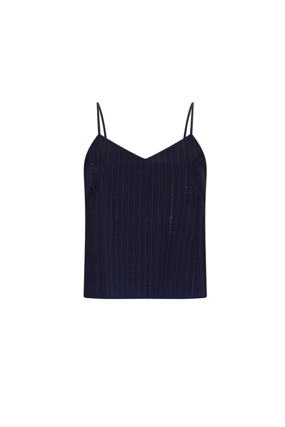 'CRYSTAL PINSTRIPE' CAMISOLE - - Libertine - Main image