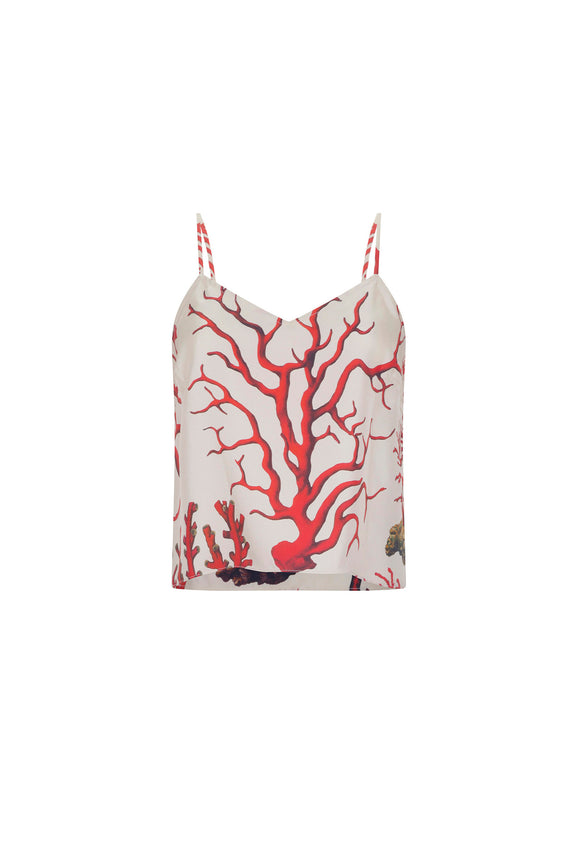 'VENETIAN CORAL' CAMISOLE - - Libertine - Main image