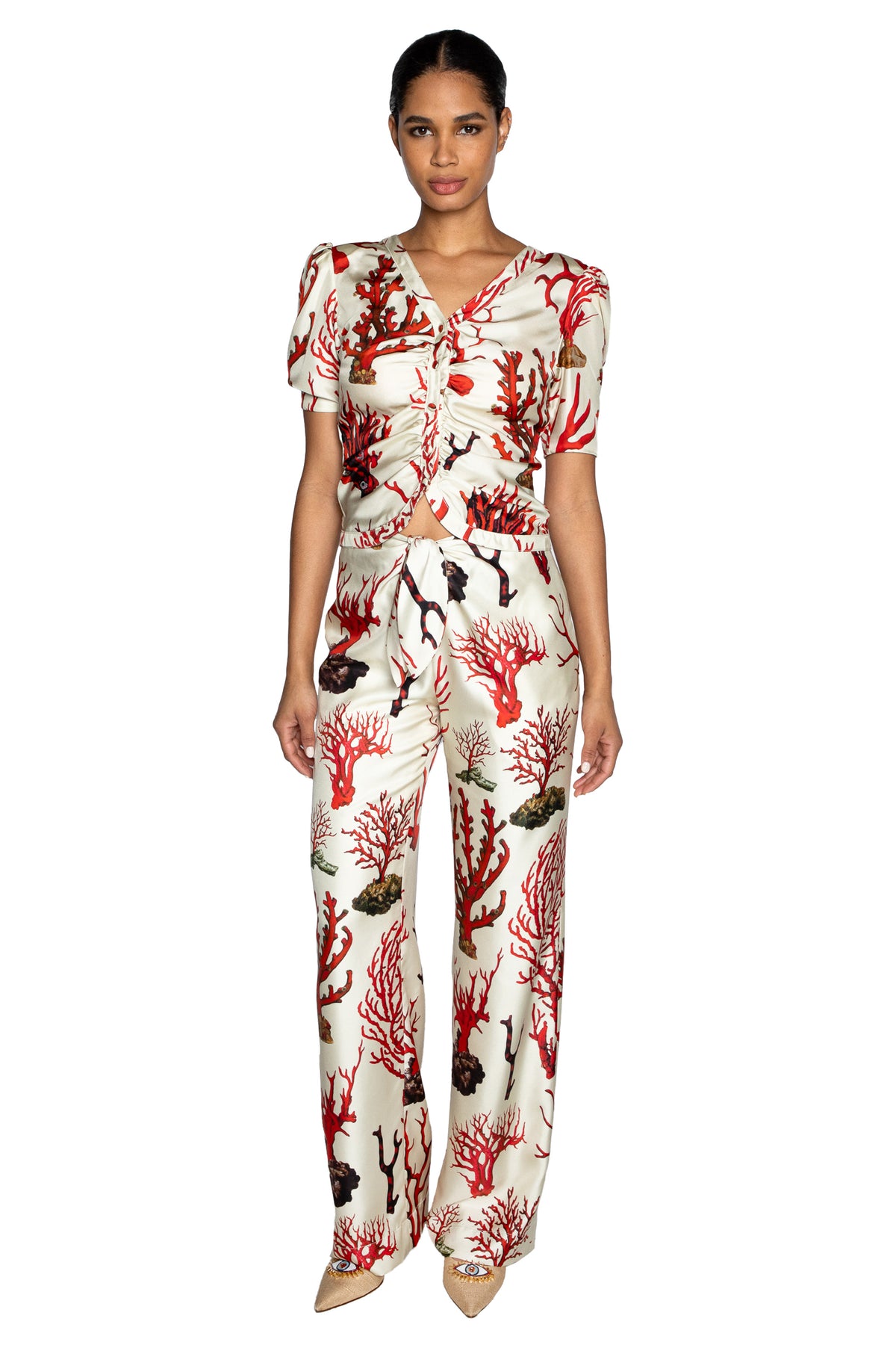 'VENETIAN CORAL' MONACO TOP - - Libertine