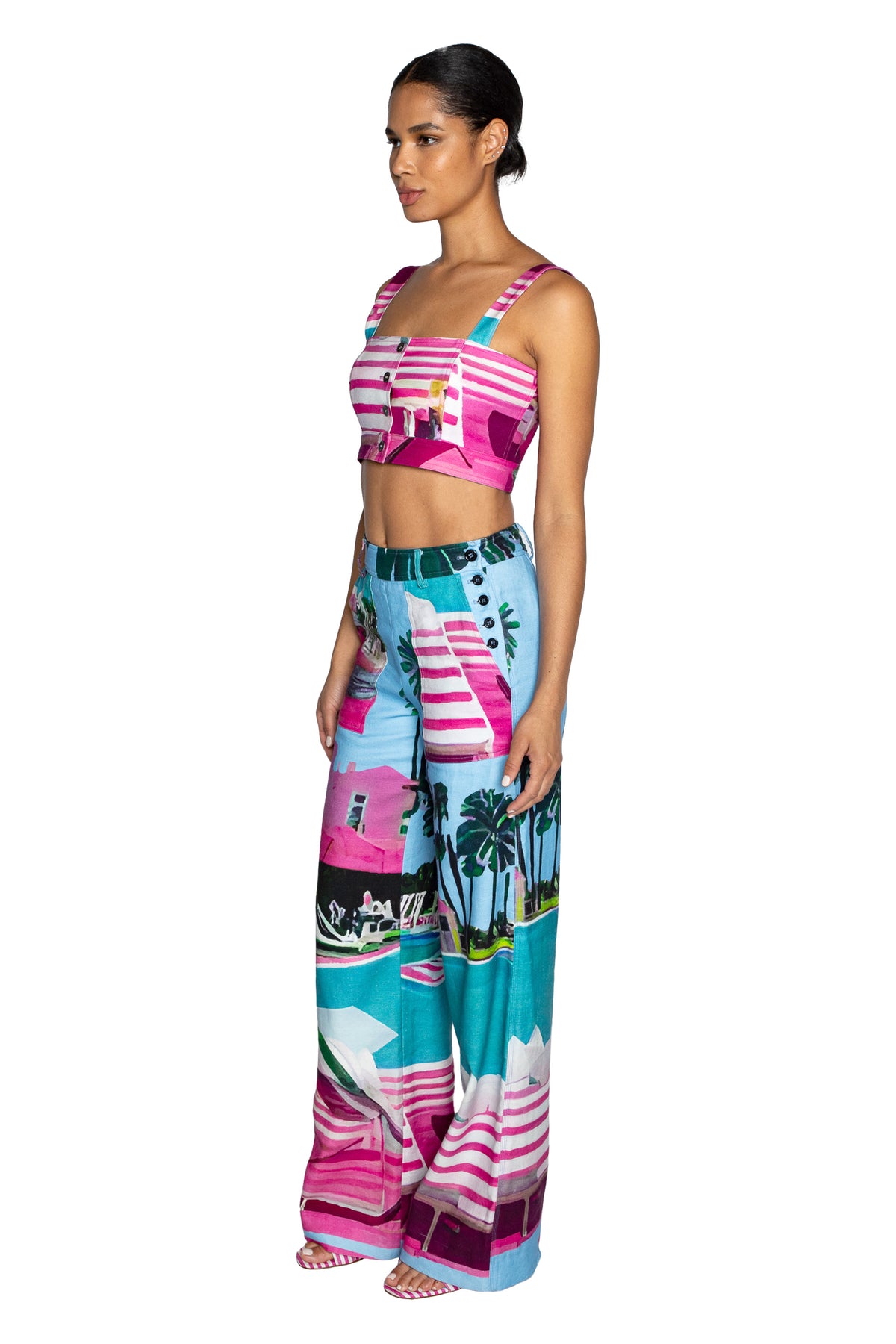'POOLSIDE' SAINT TROPEZ TOP - - Libertine