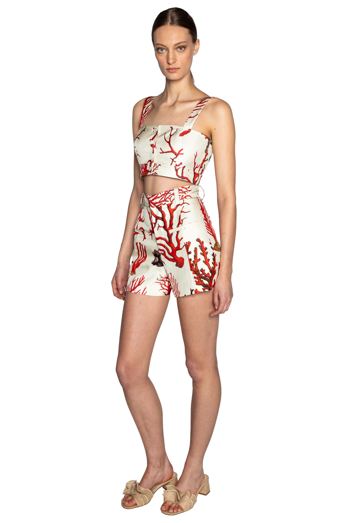 'VENETIAN CORAL' SAINT TROPEZ TOP - - Libertine