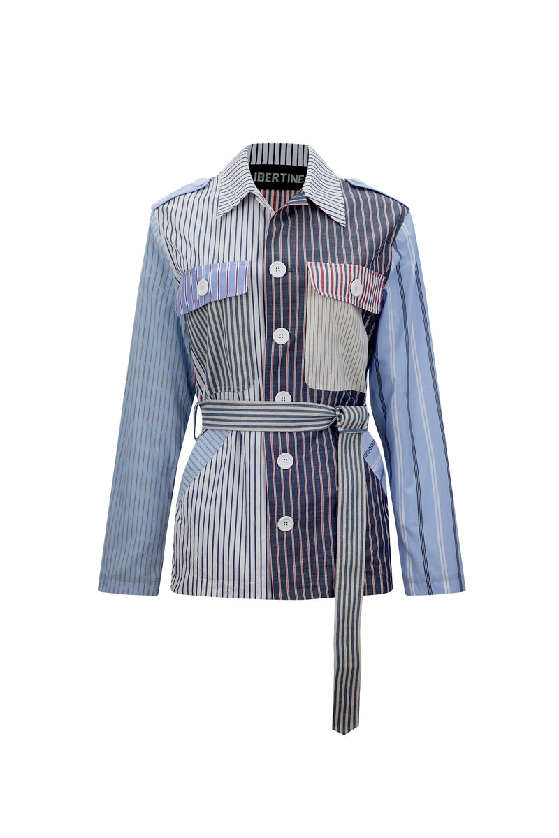 'OF EVERY STRIPE' SAFARI JACKET -  - Libertine