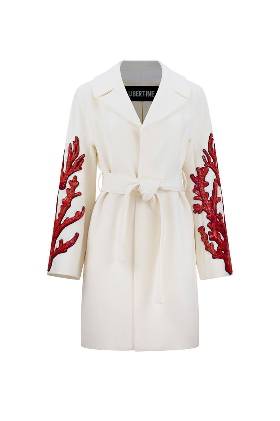 'VENETIAN REEF' VIENNA WRAP COAT - - Libertine - Main image