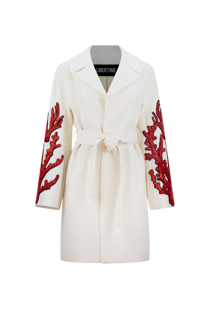 'VENETIAN REEF' VIENNA WRAP COAT - - Libertine