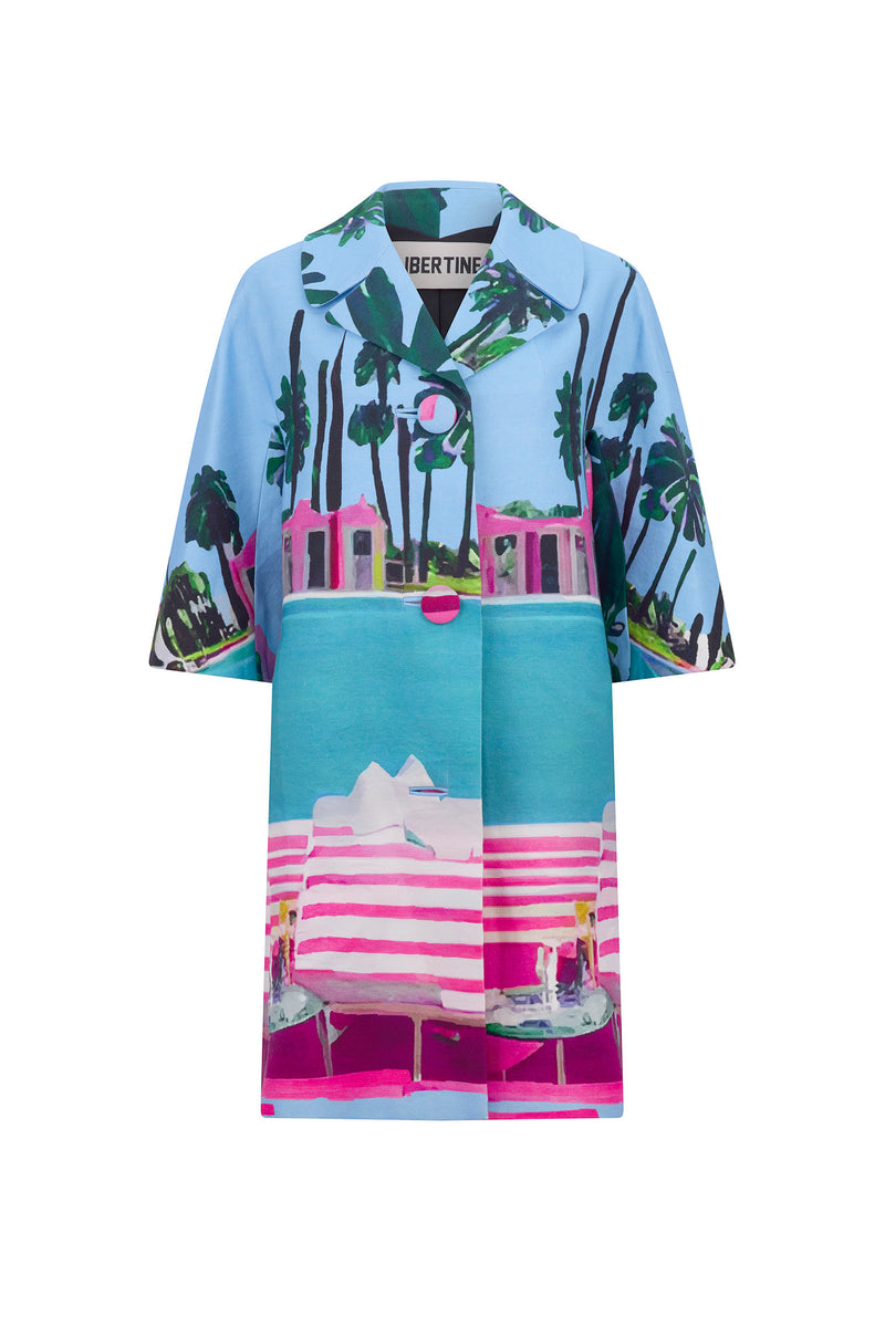 'POOLSIDE' 60S COAT - - Libertine
