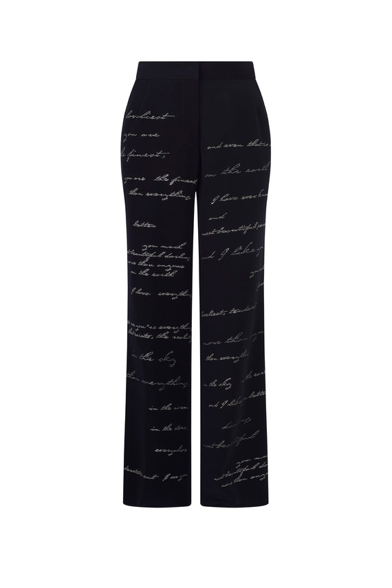 'BODY LANGUAGE' WIDE LEG TROUSER - - Libertine