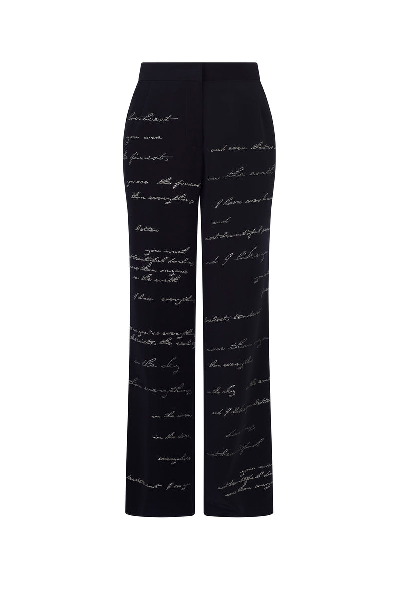 'BODY LANGUAGE' WIDE LEG TROUSER - - Libertine