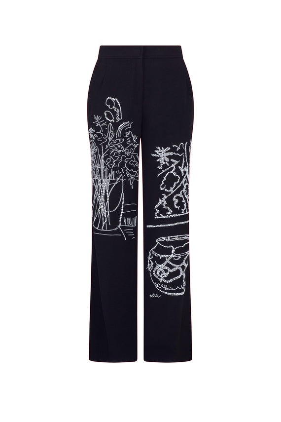 'STILL LIFE CRYSTAL' WIDE LEG PANT - - Libertine - Main image