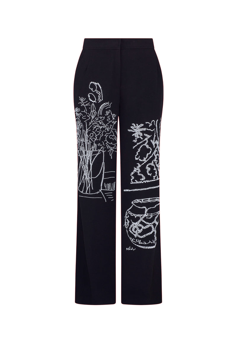 'STILL LIFE CRYSTAL' WIDE LEG PANT - - Libertine