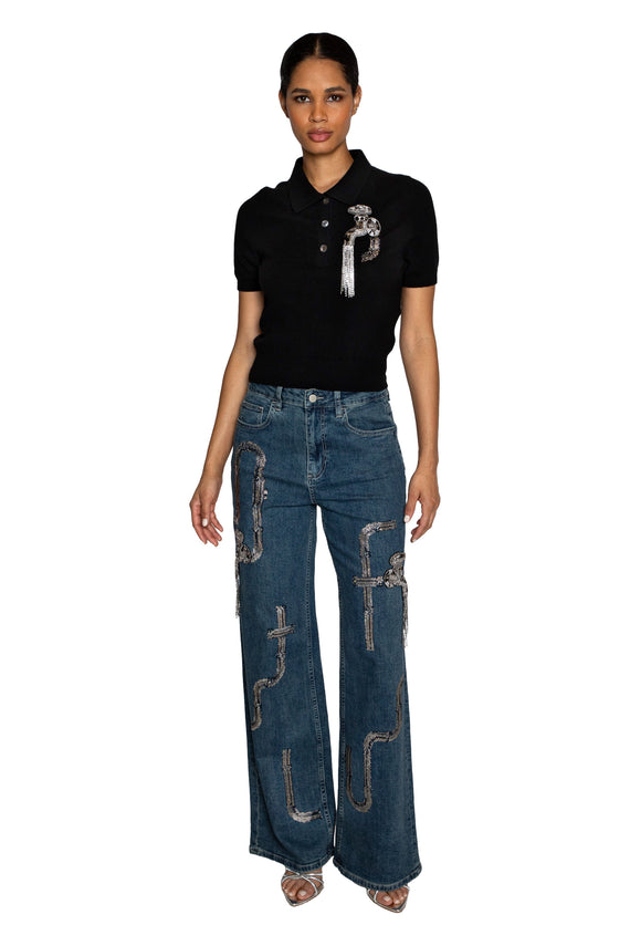 'PIPE DOWN' BAGGY JEAN - - Libertine - Main image