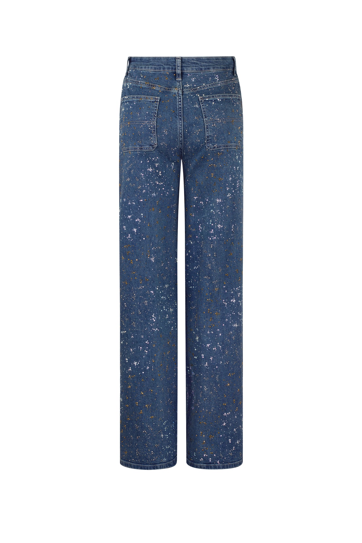 'METEOR SHOWER' BAGGY JEAN WITH LABELS - - Libertine