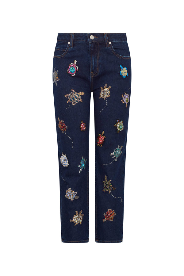 'TURTLE TIME' BOYFRIEND JEAN - - Libertine