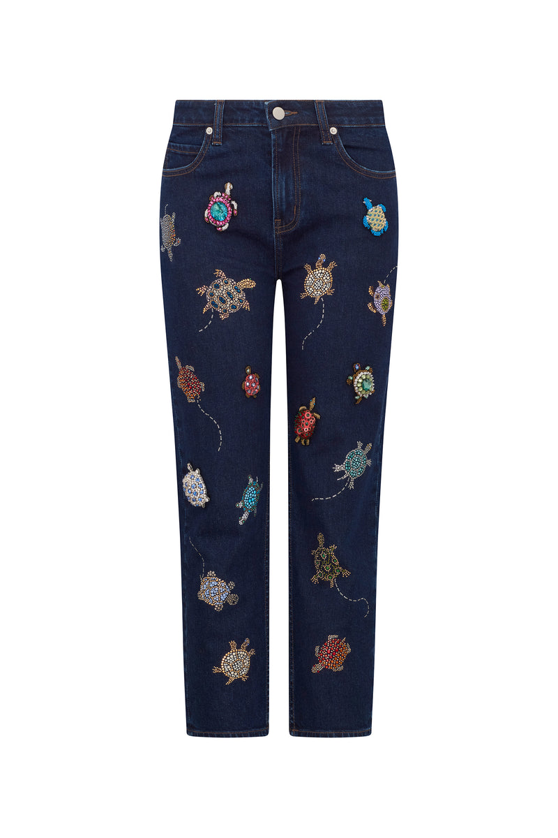 'TURTLE TIME' BOYFRIEND JEAN - - Libertine