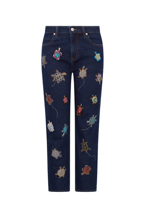 'TURTLE TIME' BOYFRIEND JEAN