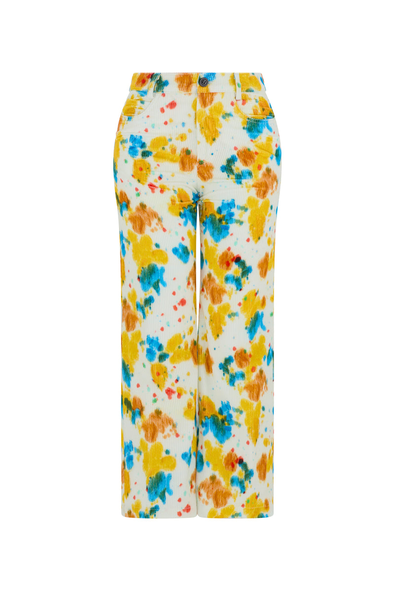 'WHATS UP BUTTERCUP' CROPPED WIDE LEG PANT - - Libertine