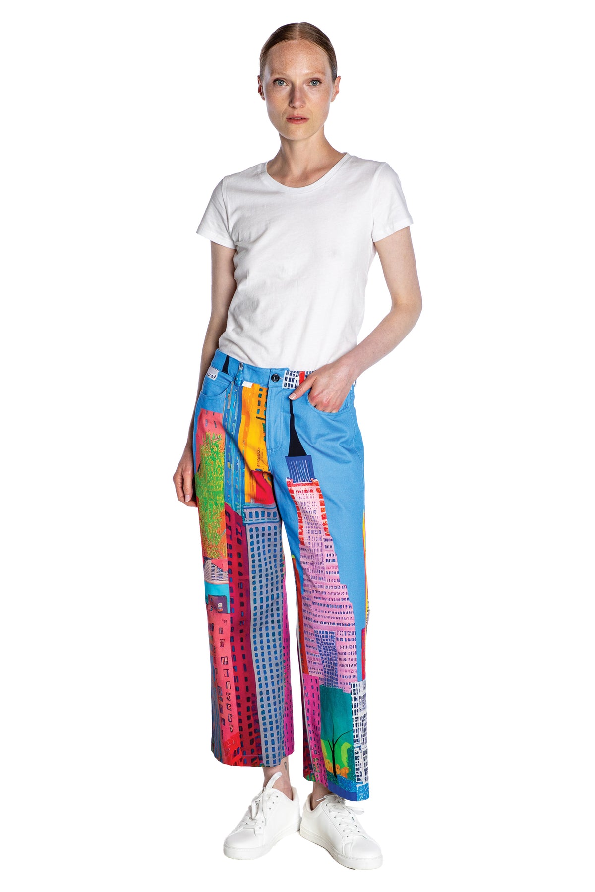 'NYC' CROPPED WIDE LEG PANT - - Libertine