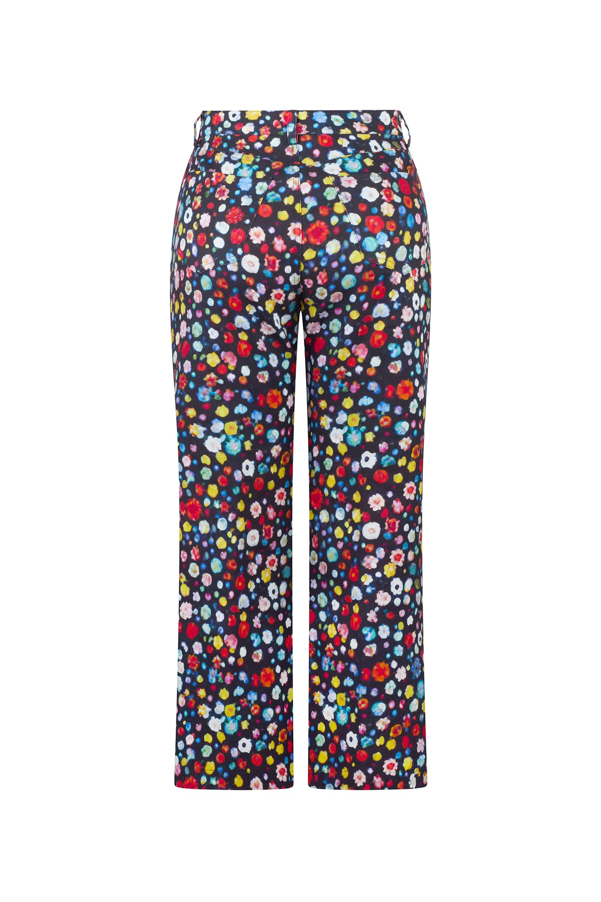 'FLOWER GEMS' CROPPED WIDE LEG PANT - - Libertine