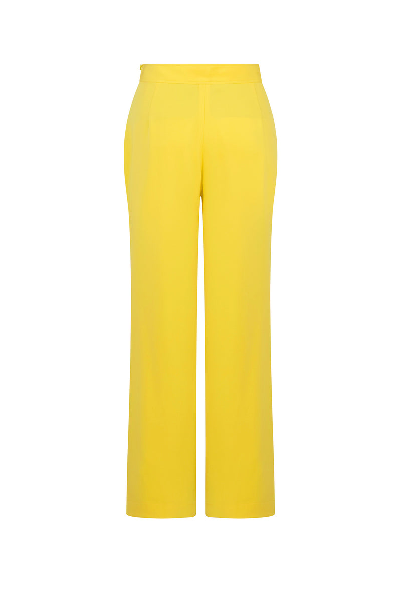 'NANCY LANCASTER YELLOW' SLIM AARONS PANT - - Libertine