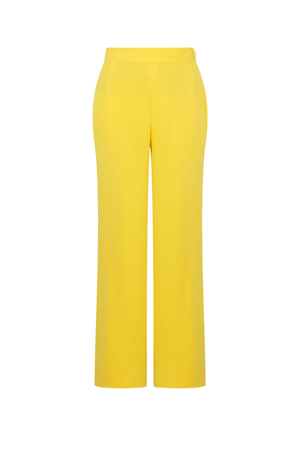 'NANCY LANCASTER YELLOW' SLIM AARONS PANT - - Libertine