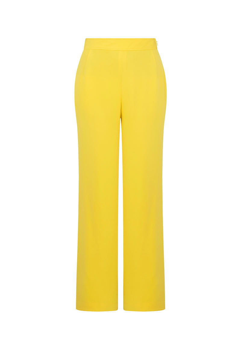 'NANCY LANCASTER YELLOW' SLIM AARONS PANT - - Libertine