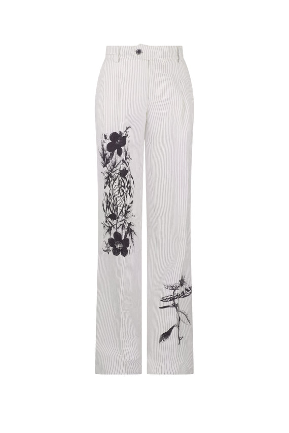'GOTH BOTANICAL' BAGGY TROUSER - - Libertine - Main image