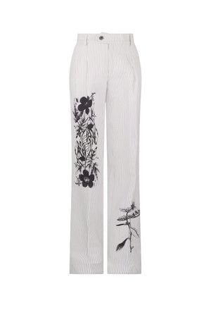 'GOTH BOTANICAL' BAGGY TROUSER