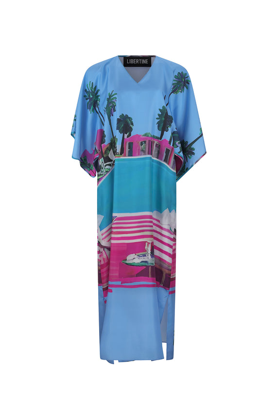 'POOLSIDE' KAFTAN DRESS - - Libertine - Main image