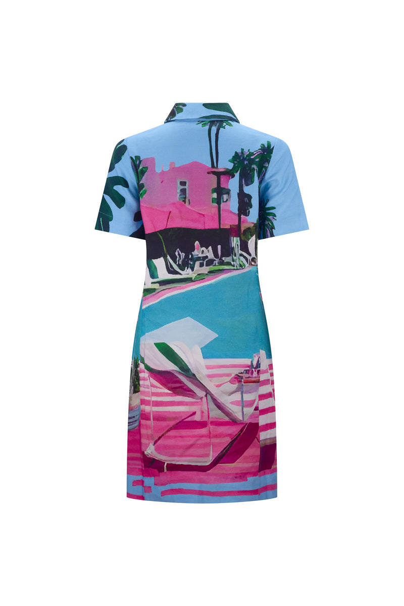 'POOLSIDE' POLO DRESS - - Libertine