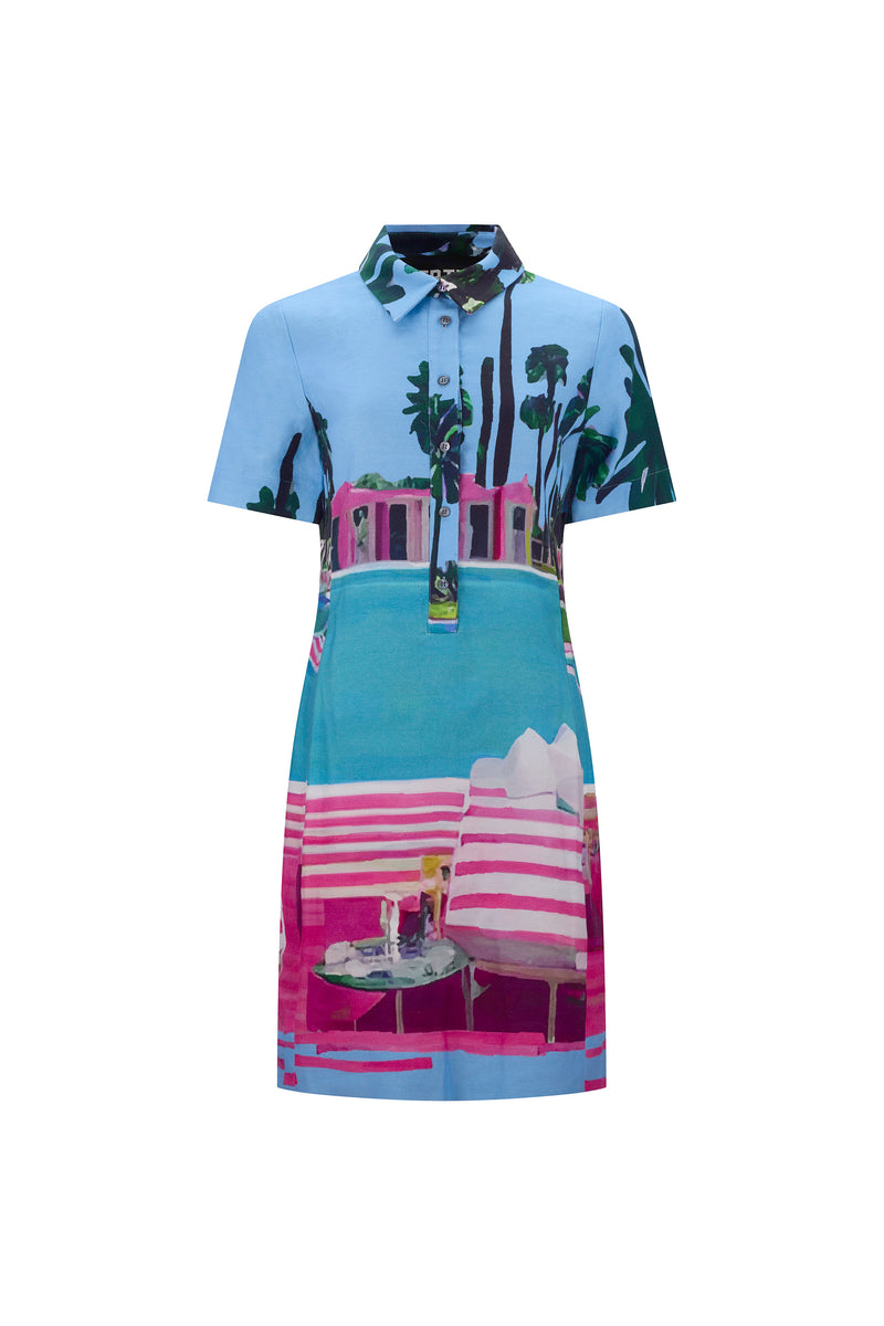 'POOLSIDE' POLO DRESS - - Libertine